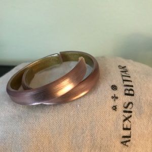 Alexis Bittar Pale Pink Lucite Hoops